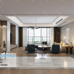 3D66 2019 Livingroom Modern style (A121) 