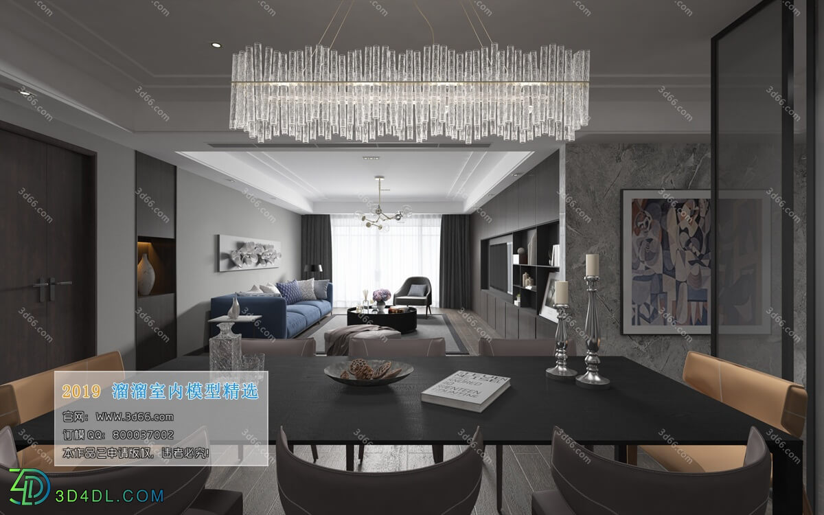 3D66 2019 Livingroom Modern style (A132)