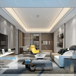 3D66 2019 Livingroom Modern style (A133) 