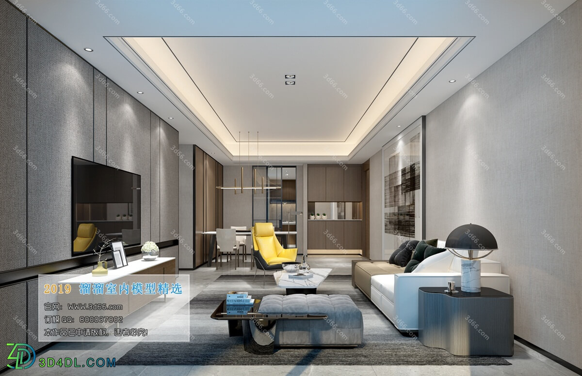 3D66 2019 Livingroom Modern style (A133)