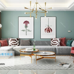 3D66 2019 Livingroom Modern style (A134) 