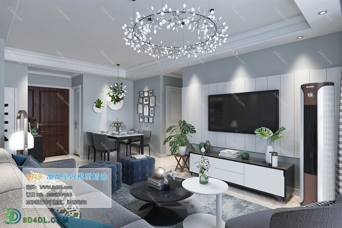3D66 2019 Livingroom Modern style (A144)