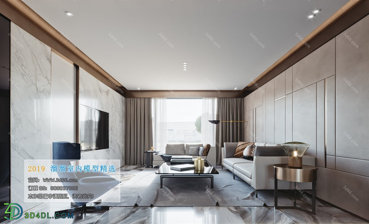 3D66 2019 Livingroom Modern style (A149)