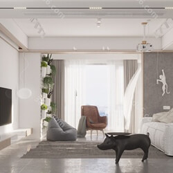 3D66 2019 Livingroom Modern style (A152) 