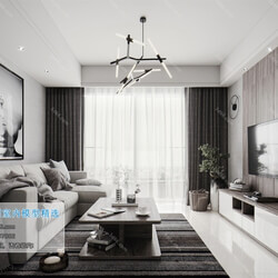 3D66 2019 Livingroom Modern style (A153) 