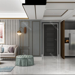 3D66 2019 Livingroom Postmodern style (B031) 
