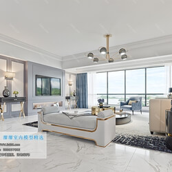 3D66 2019 Livingroom Postmodern style (B038) 