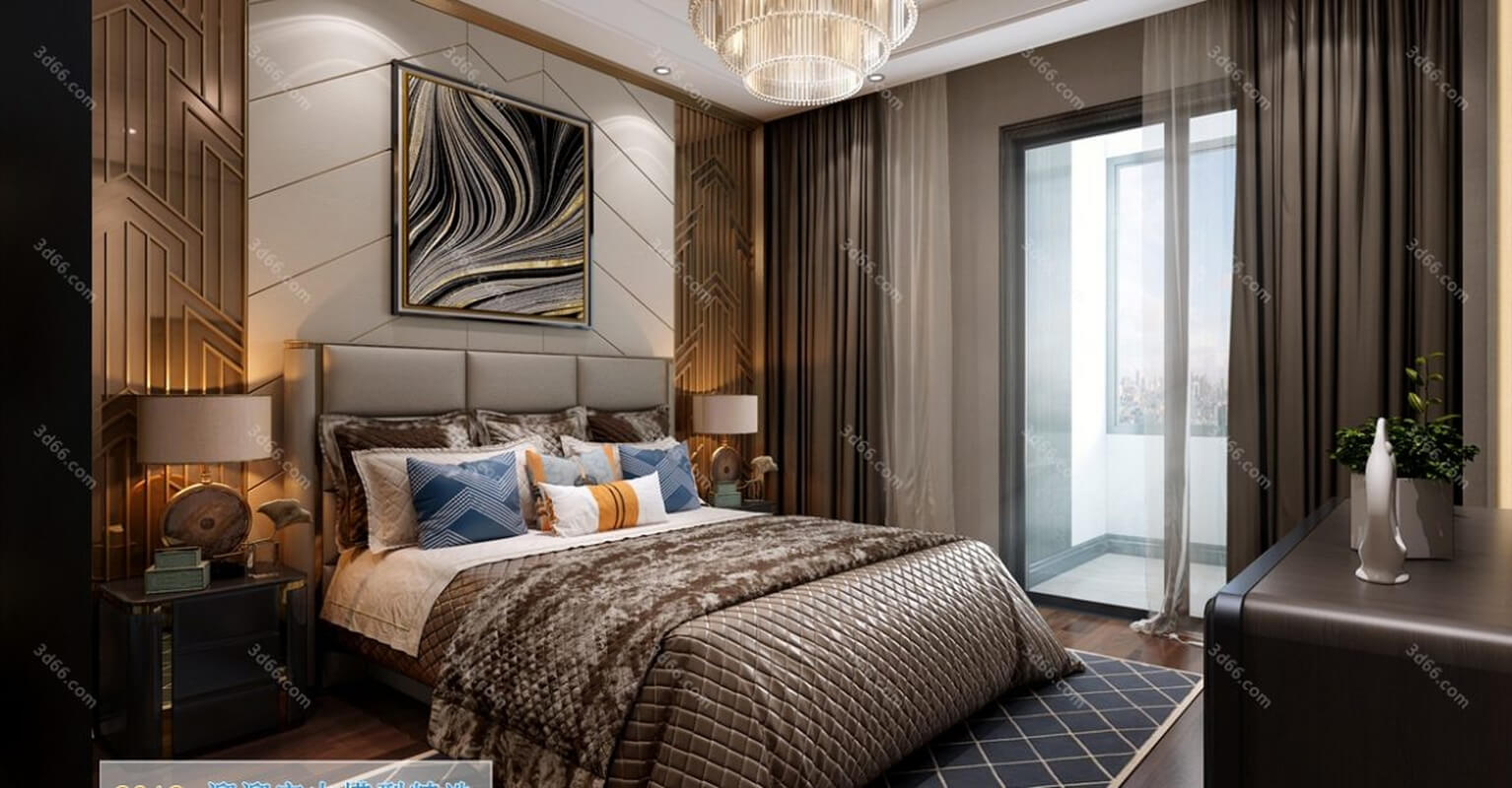 3D66 Bedroom Interior 2019 Style (03)