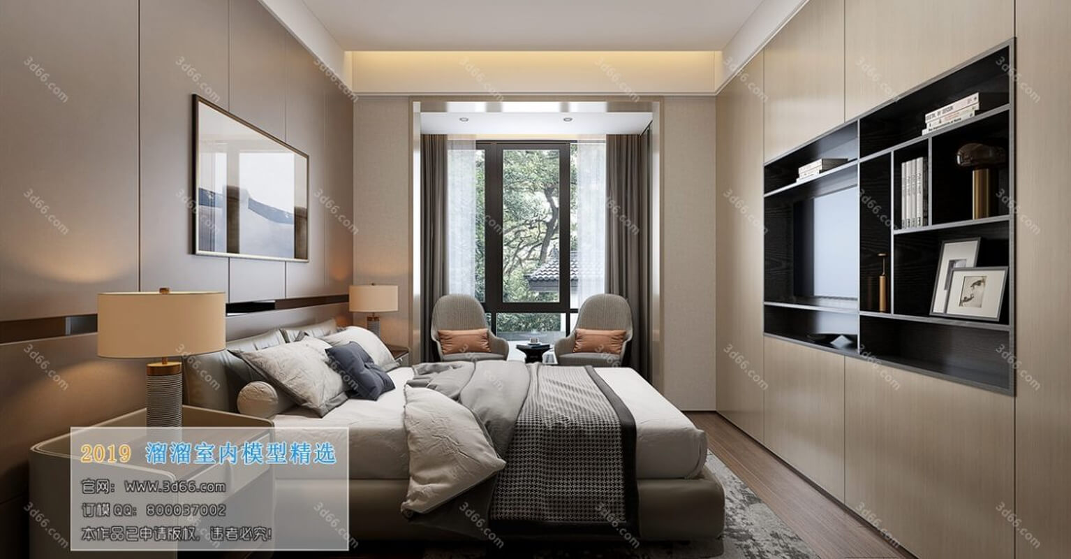 3D66 Bedroom Interior 2019 Style (04)