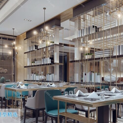 3D66 Hotel & Teahouse & Cafe Interior 2019 Style (05) 