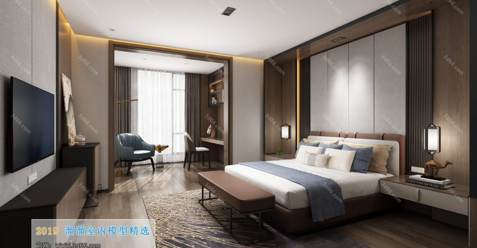 3D66 Hotel Suite Interior 2019 Style (01)