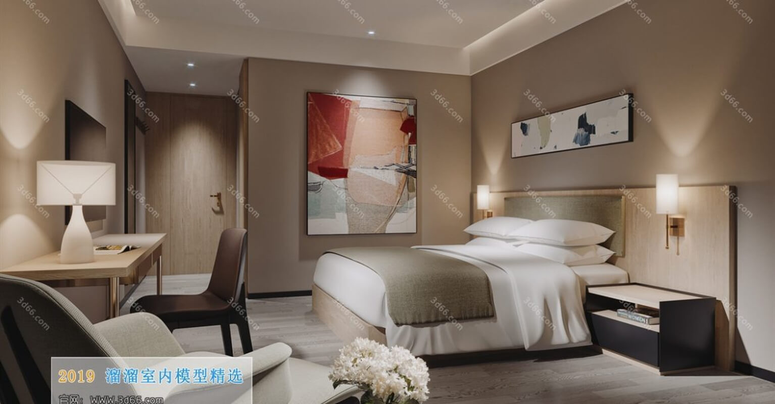 3D66 Hotel Suite Interior 2019 Style (04)