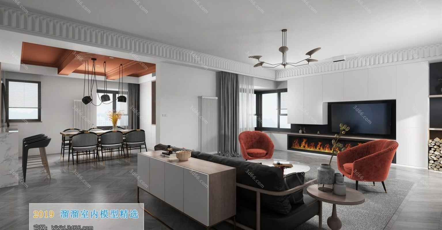 3D66 Living Room Interior 2019 Style (09)