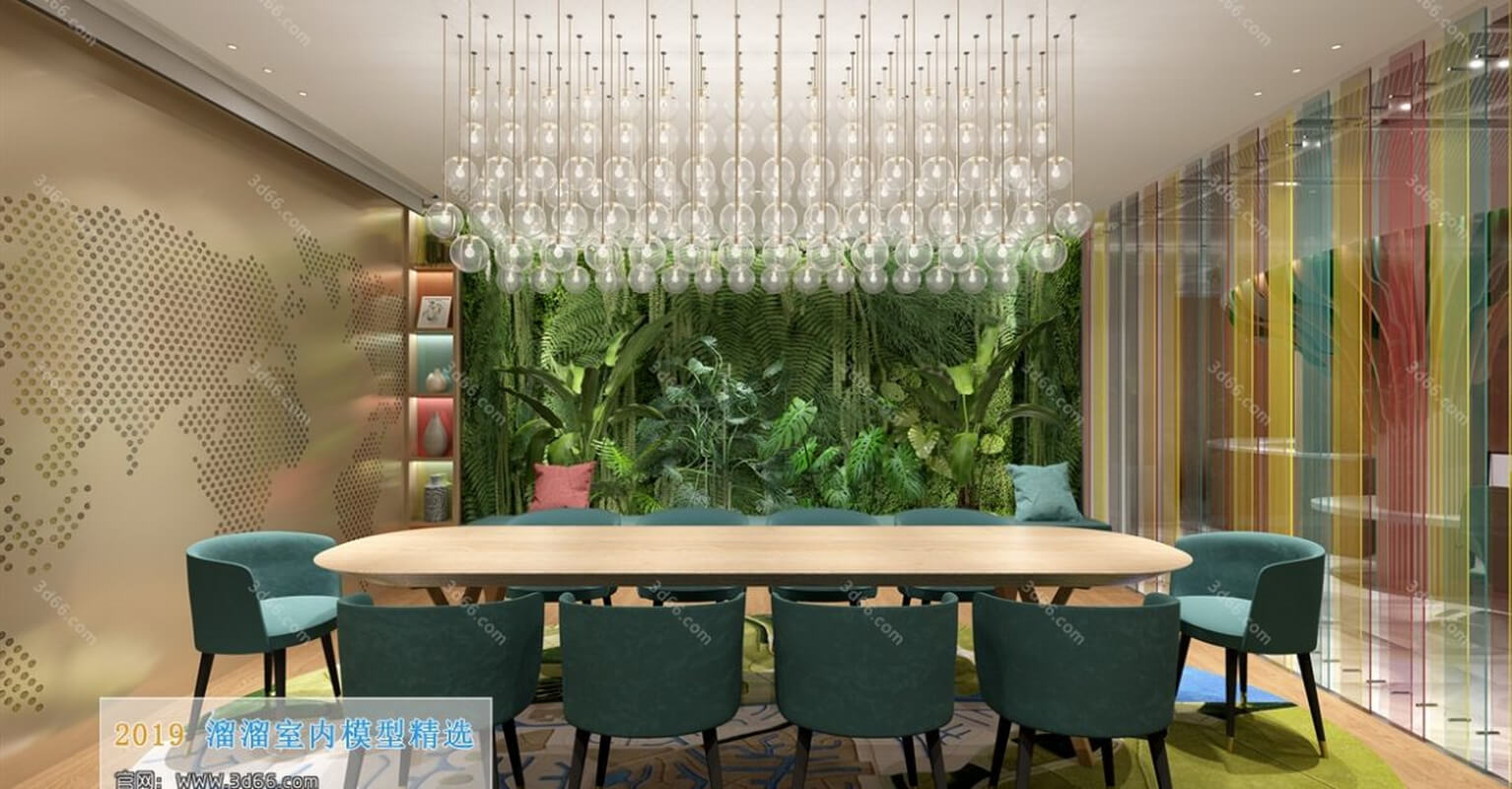 3D66 Office & Meeting & Reception Room Interior 2019 Style (02)