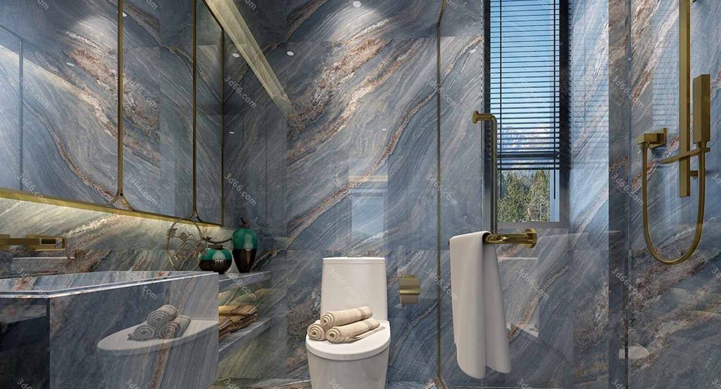3D66 Toilet & Bathroom Interior 2019 Style (03)