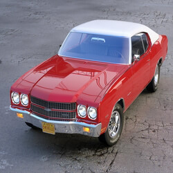 CgTrader American Classics Cars Chevelle Coupe 1970 