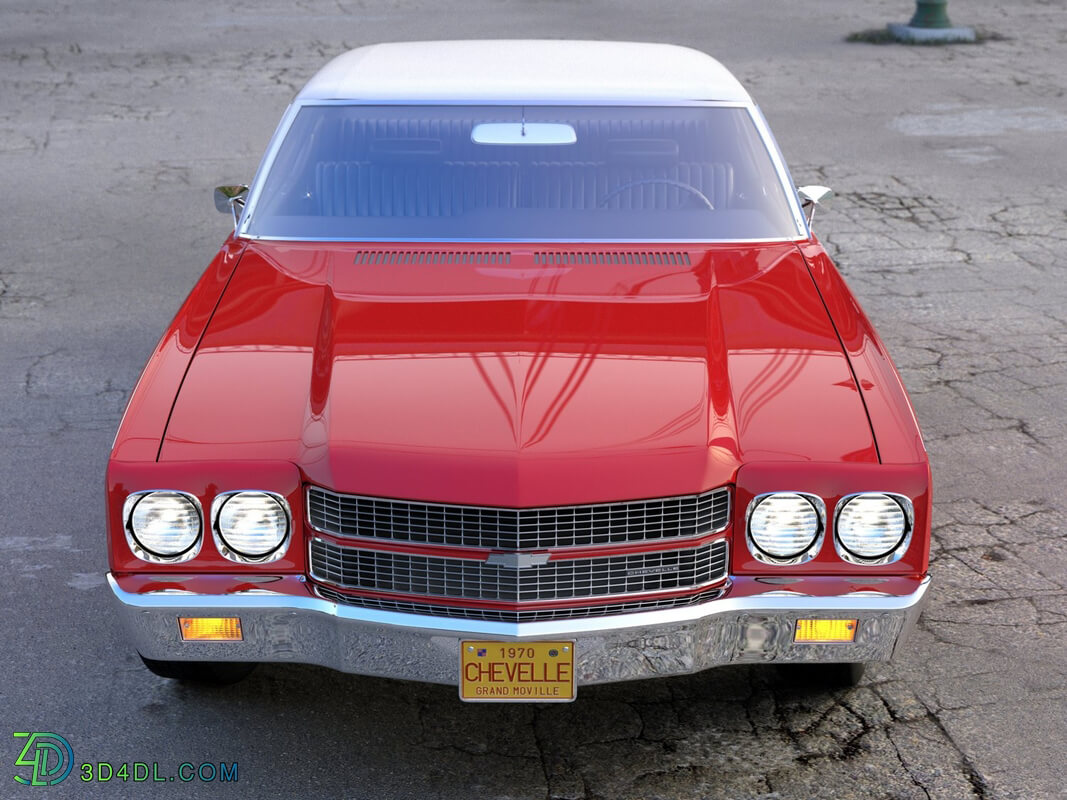 CgTrader American Classics Cars Chevelle Coupe 1970