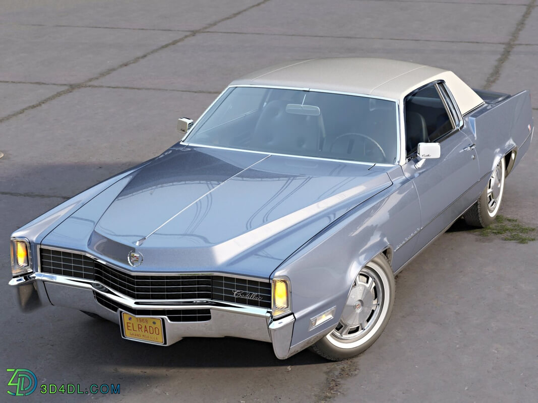 CgTrader American Classics Cars Eldorado Coupe 1968