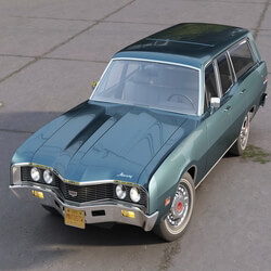 CgTrader American Classics Cars Montego MX Wagon 1970 