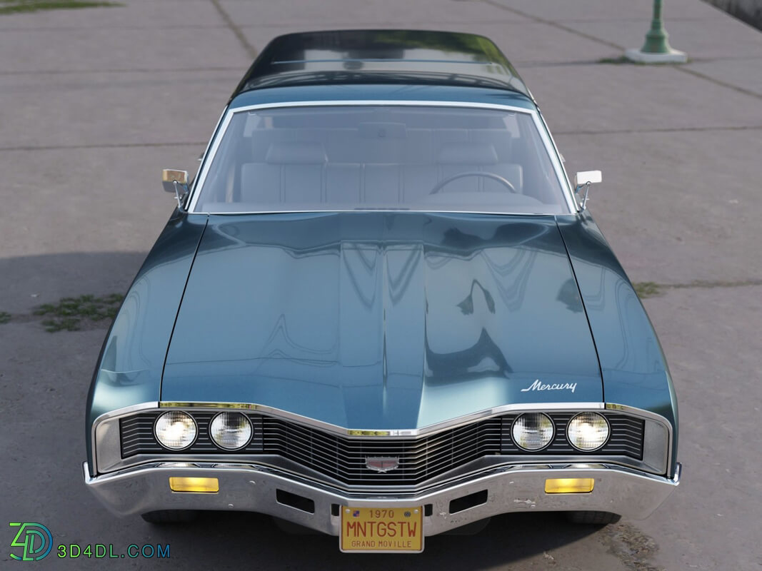 CgTrader American Classics Cars Montego MX Wagon 1970