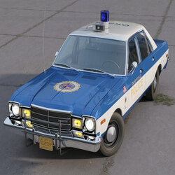 CgTrader American Classics Cars Plymouth Volare Police 1976 