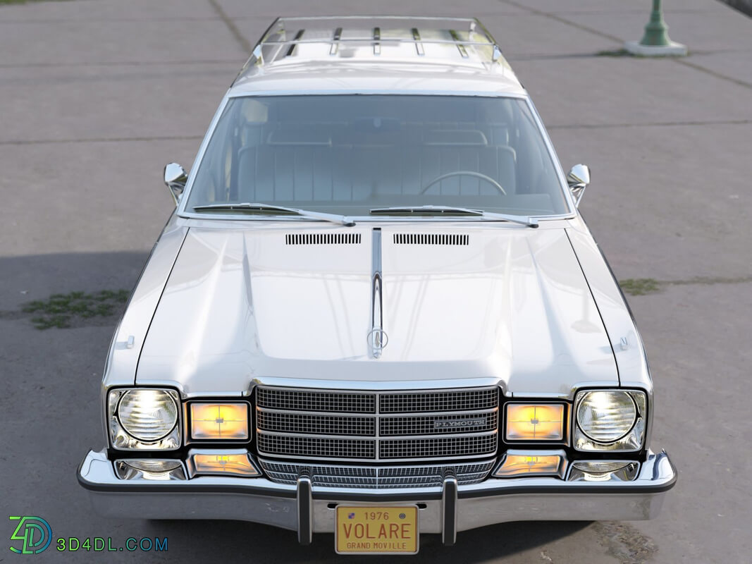 CgTrader American Classics Cars Plymouth Volare Wagon 1976