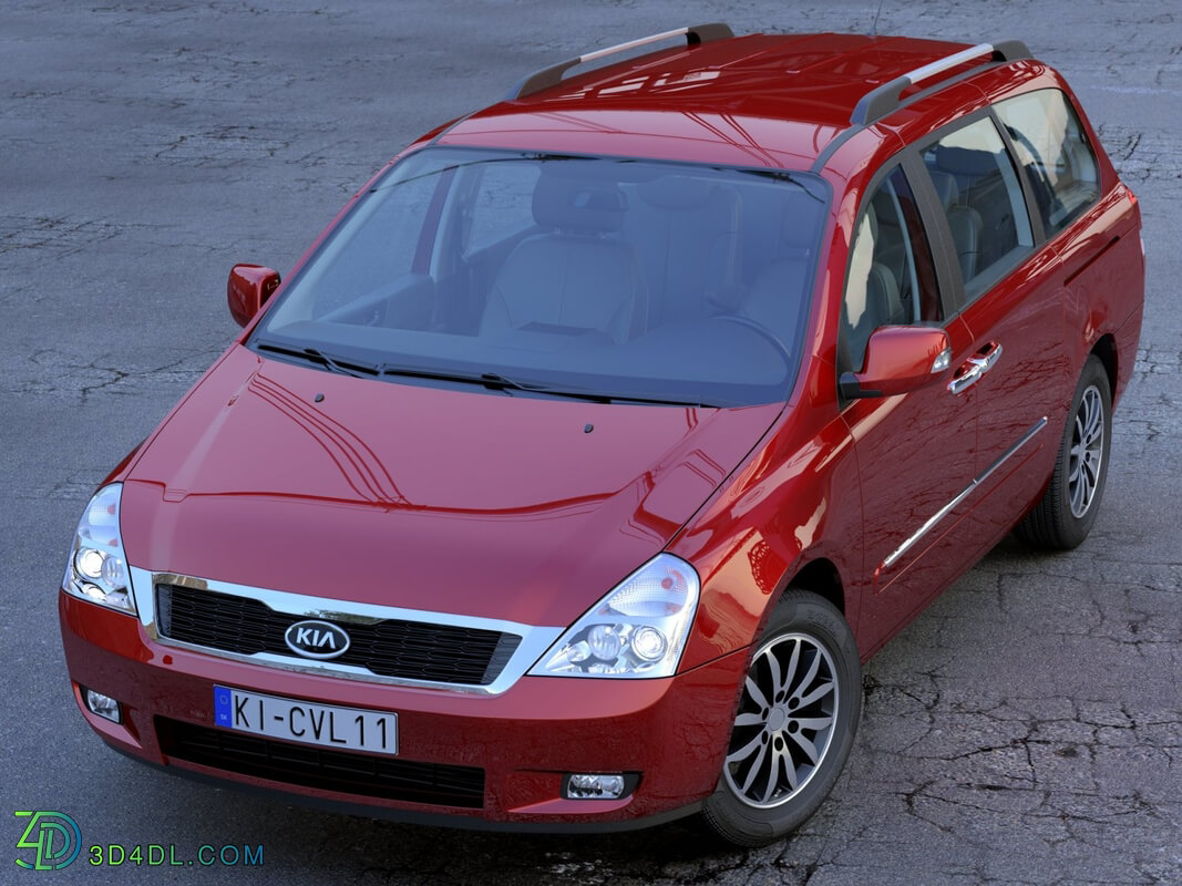 CgTrader Contemporary Cars Kia Carnival 2011