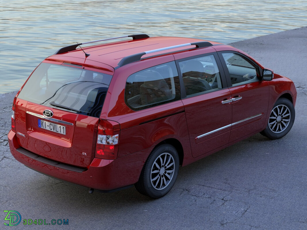 CgTrader Contemporary Cars Kia Carnival 2011