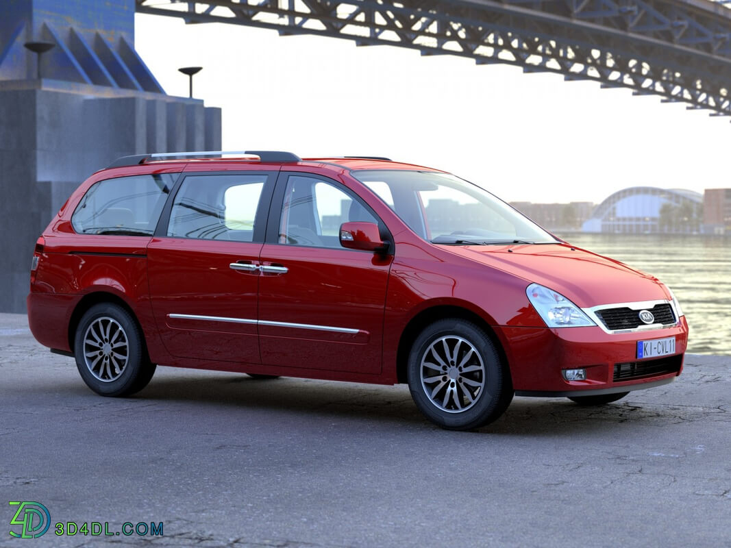 CgTrader Contemporary Cars Kia Carnival 2011