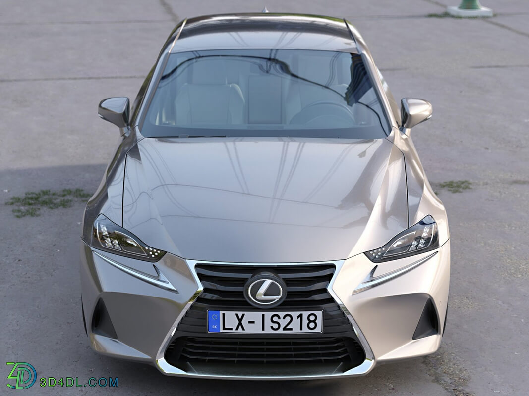 CgTrader Contemporary Cars Lexus IS 2018