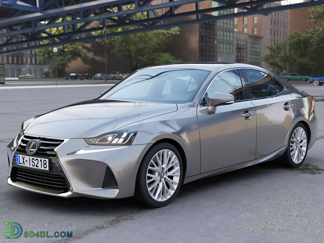 CgTrader Contemporary Cars Lexus IS 2018