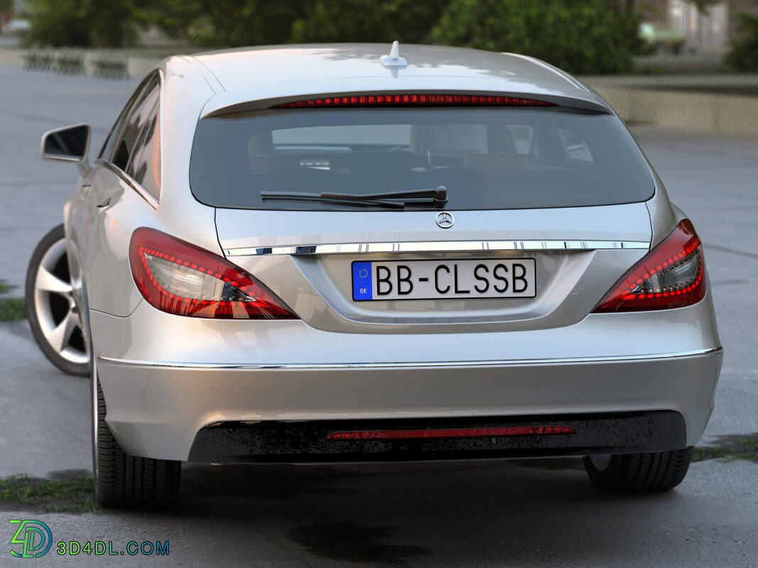 CgTrader Contemporary Cars Mercedes Benz CLS Shooting Brak