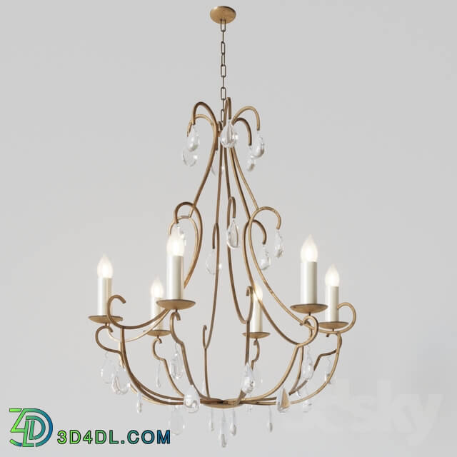 Ceiling light - Brass chandelier