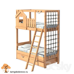 Bed - Children__39_s bunk bed _model 203_ 