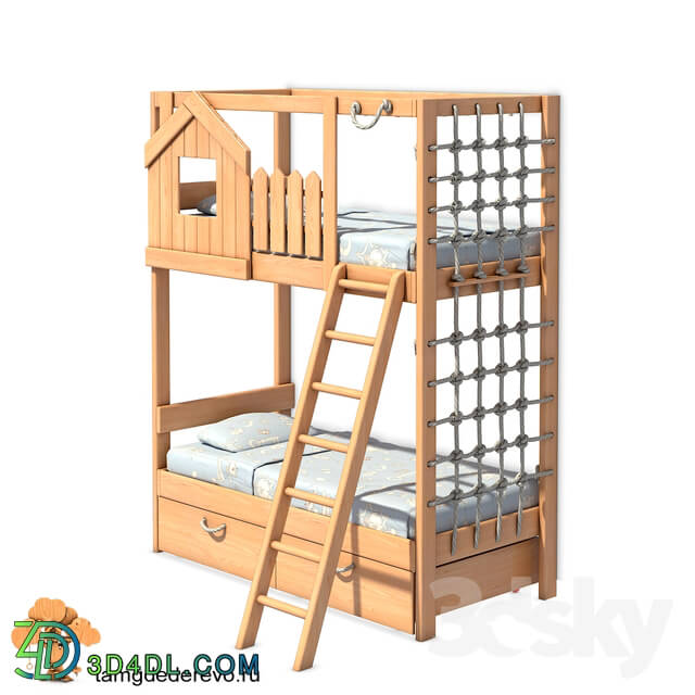 Bed - Children__39_s bunk bed _model 203_