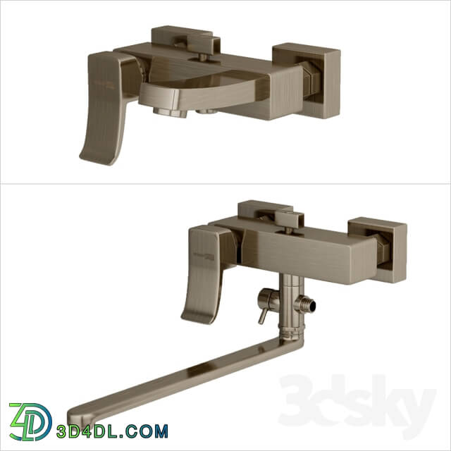 Faucet - Mixers for bathtubs of the Exter_OM collection