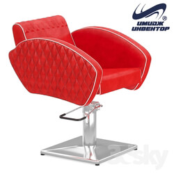 Beauty salon - OM Hairdressing chair _Elite_ with stitching 