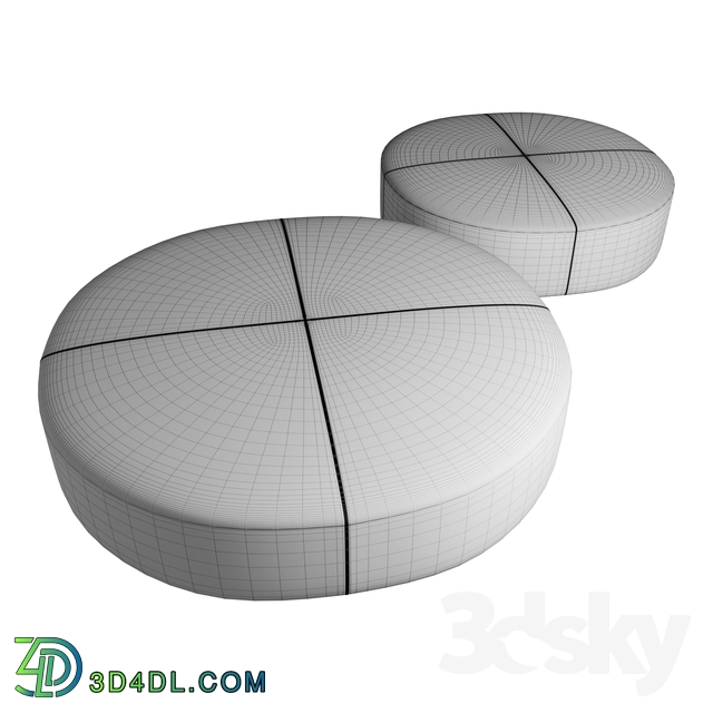 Other soft seating - Ottoman Harry B_B Italia