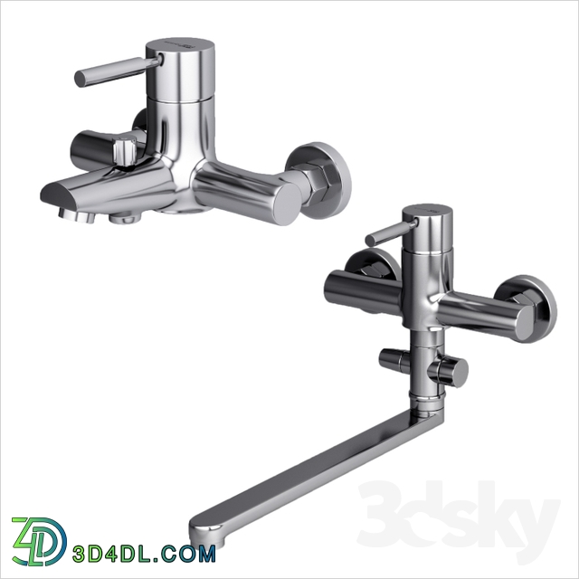 Faucet - Mixers for a bath of the Wern 4200_OM series