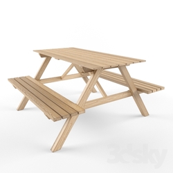 Table _ Chair - Picnic table 