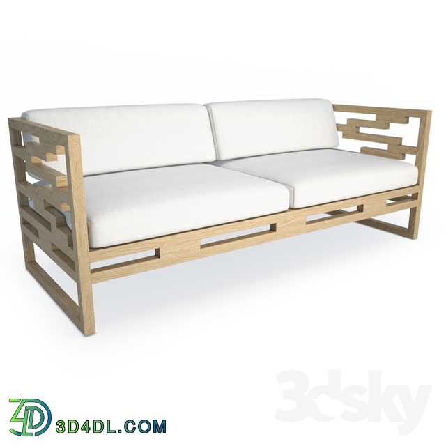 Sofa - Kontiki Wooden Outdoor Sofa