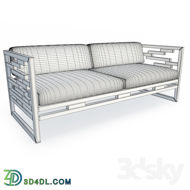 Sofa - Kontiki Wooden Outdoor Sofa