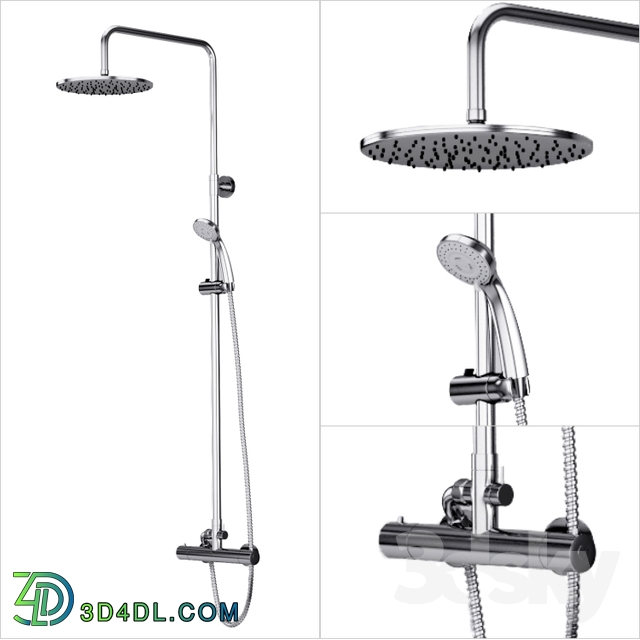 Faucet - Shower set with thermostatic mixer A13302 Thermo_OM