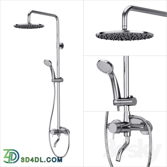 Faucet - Shower set with mixer A14401_OM