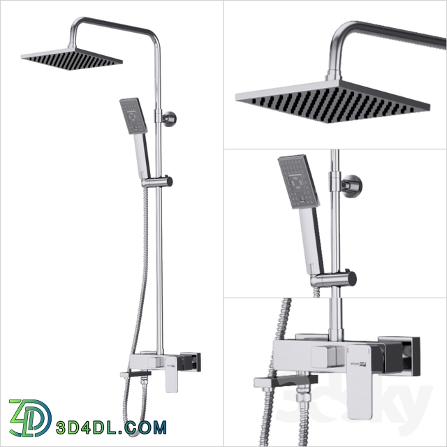 Faucet - Shower set with mixer A17701_OM