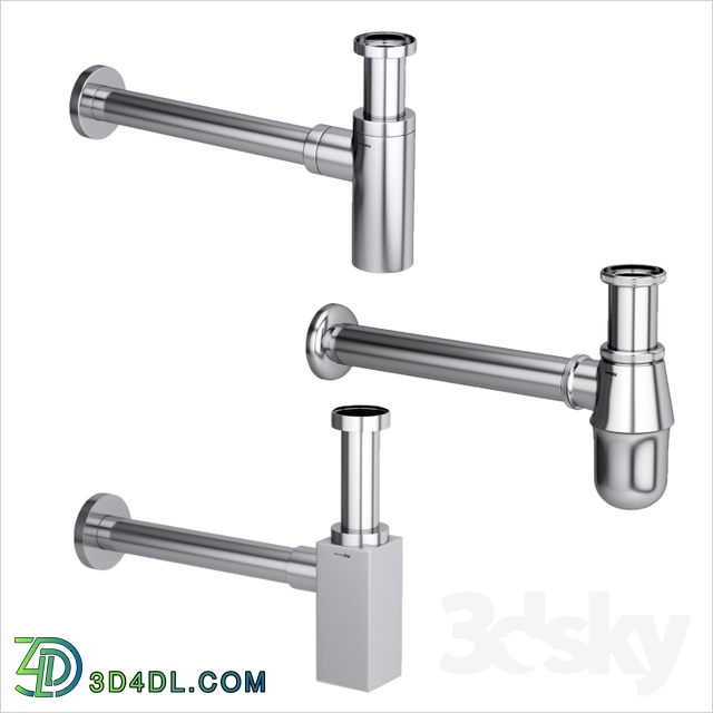 Faucet - Siphons for sinks A070_ A071_ A072_OM