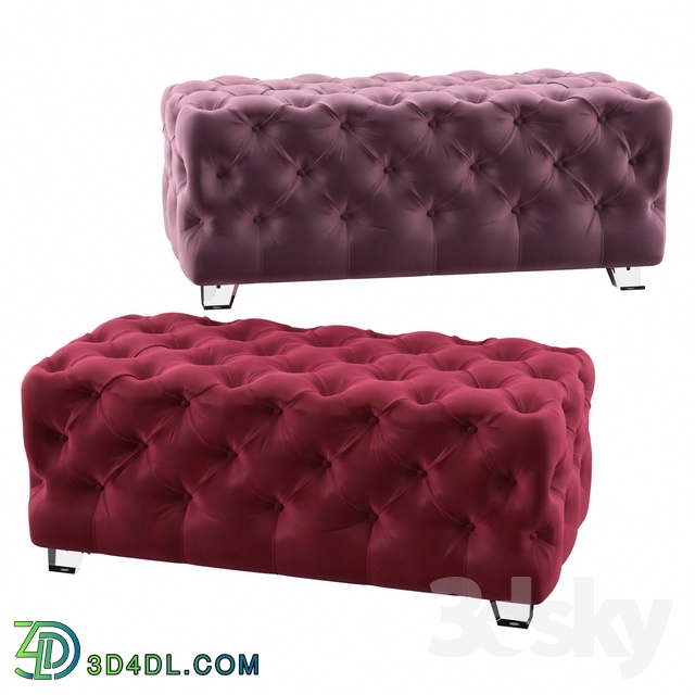 Other soft seating - Lolita Tufted Cocktail Ottoman