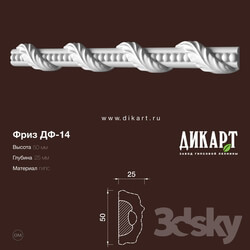 Decorative plaster - www.dikart.ru Df-14 50Hx25mm 10.7.2019 