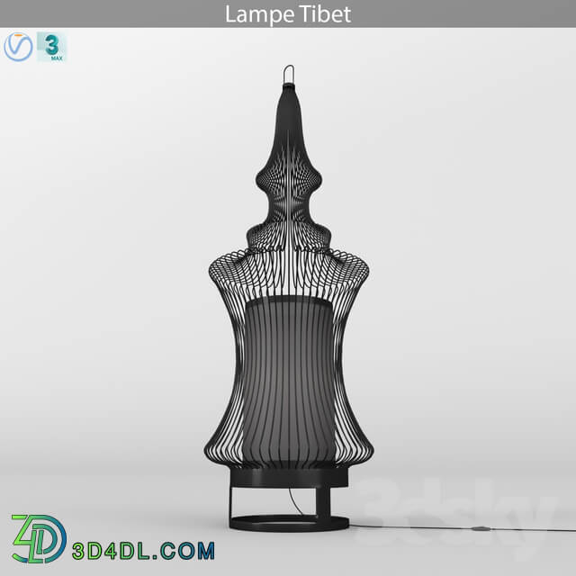 Floor lamp - Lampe tibet