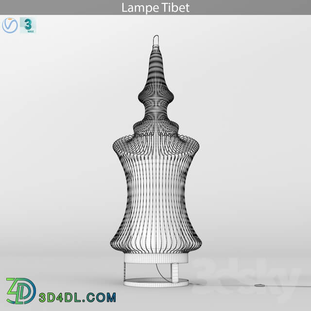 Floor lamp - Lampe tibet